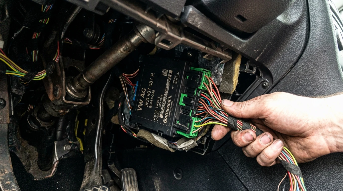 Komfortní jednotka elektroinstalace a řídicí modul v automobilu