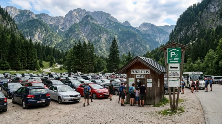 Hallstatt Parkplatz (P1–P4): Kompletní průvodce parkováním, ceník a mapy